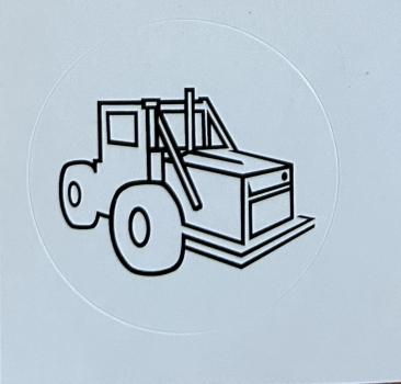 K700 Aufkleber rund