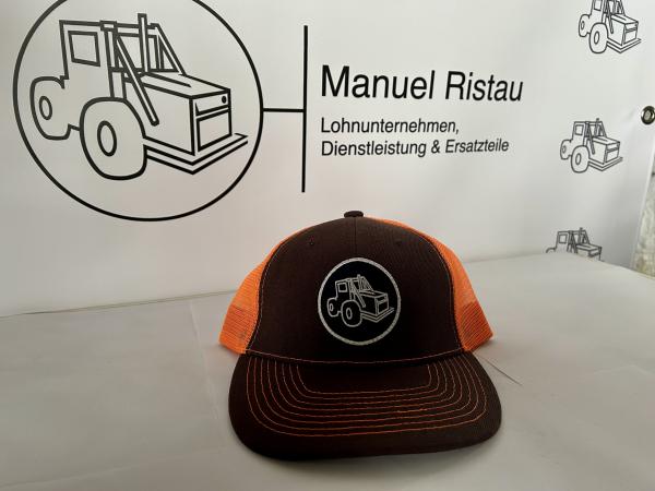 K700 Trucker Cap - braun/orange